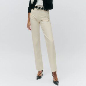 Reformation Abby High Rise Straight Jeans Size 24